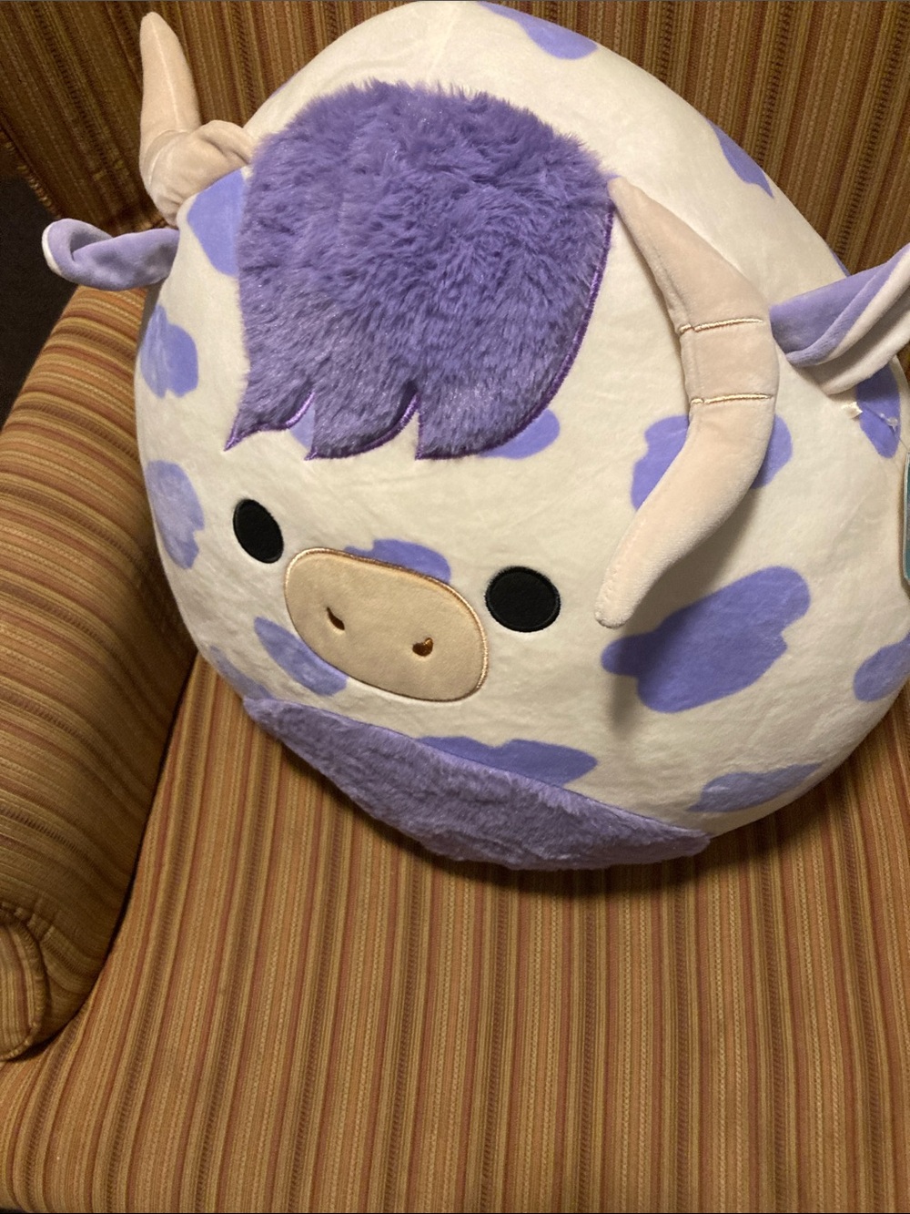 Squishmallows Purple Spot Cow Plush